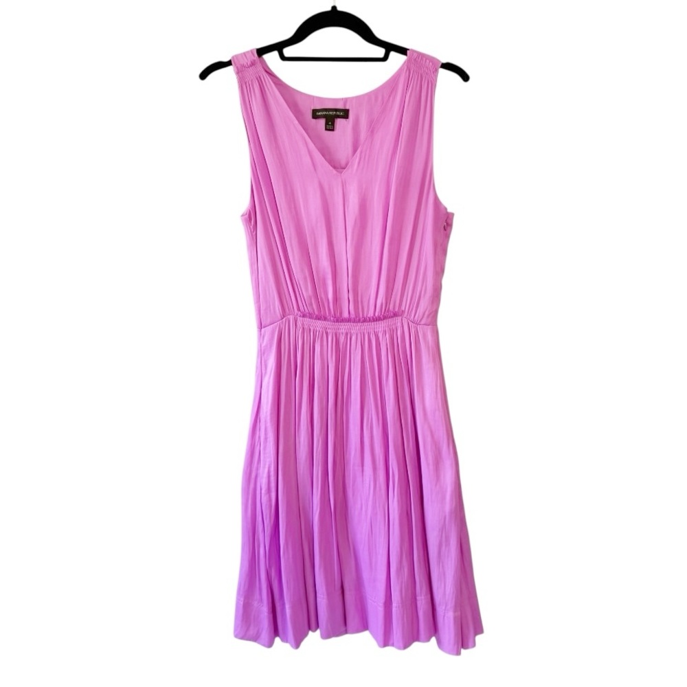 Banana Republic A Line Dress With Pockets Orchid Pink Size 4